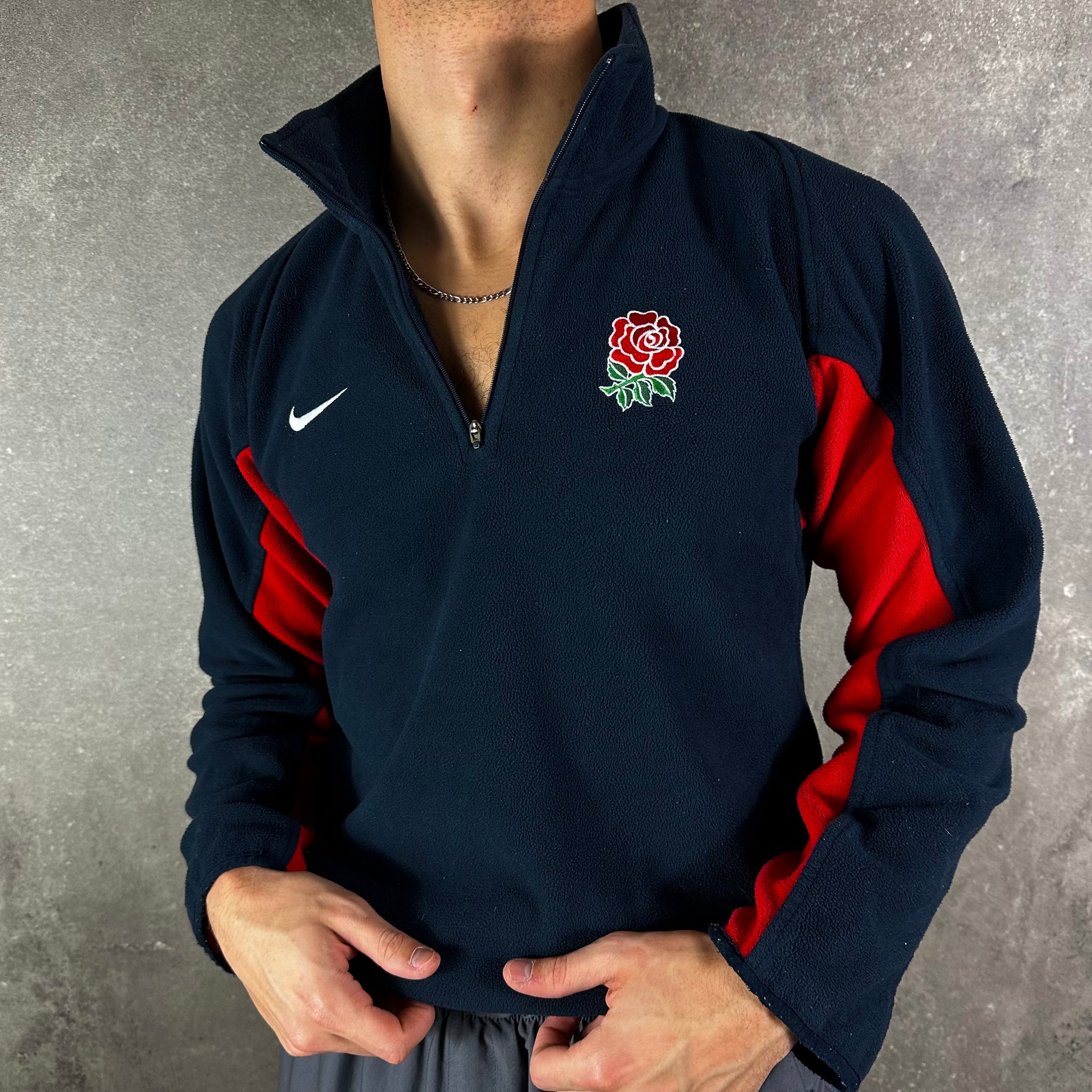 Vintage Nike Fleece Halfzip Sweater (S)