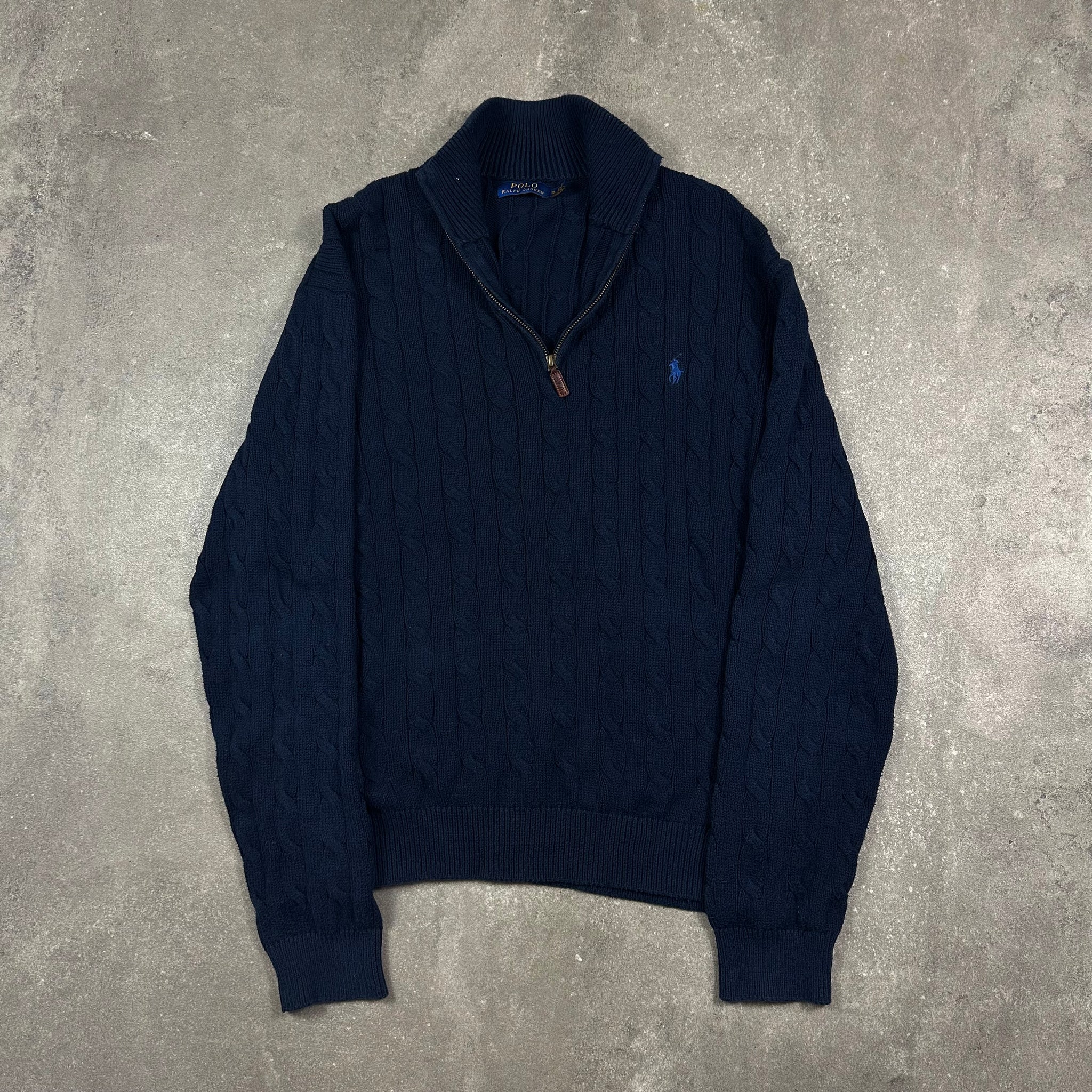 Vintage Ralph Lauren Halfzip Sweater (XL)