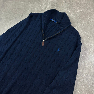 Vintage Ralph Lauren Halfzip Sweater (XL)