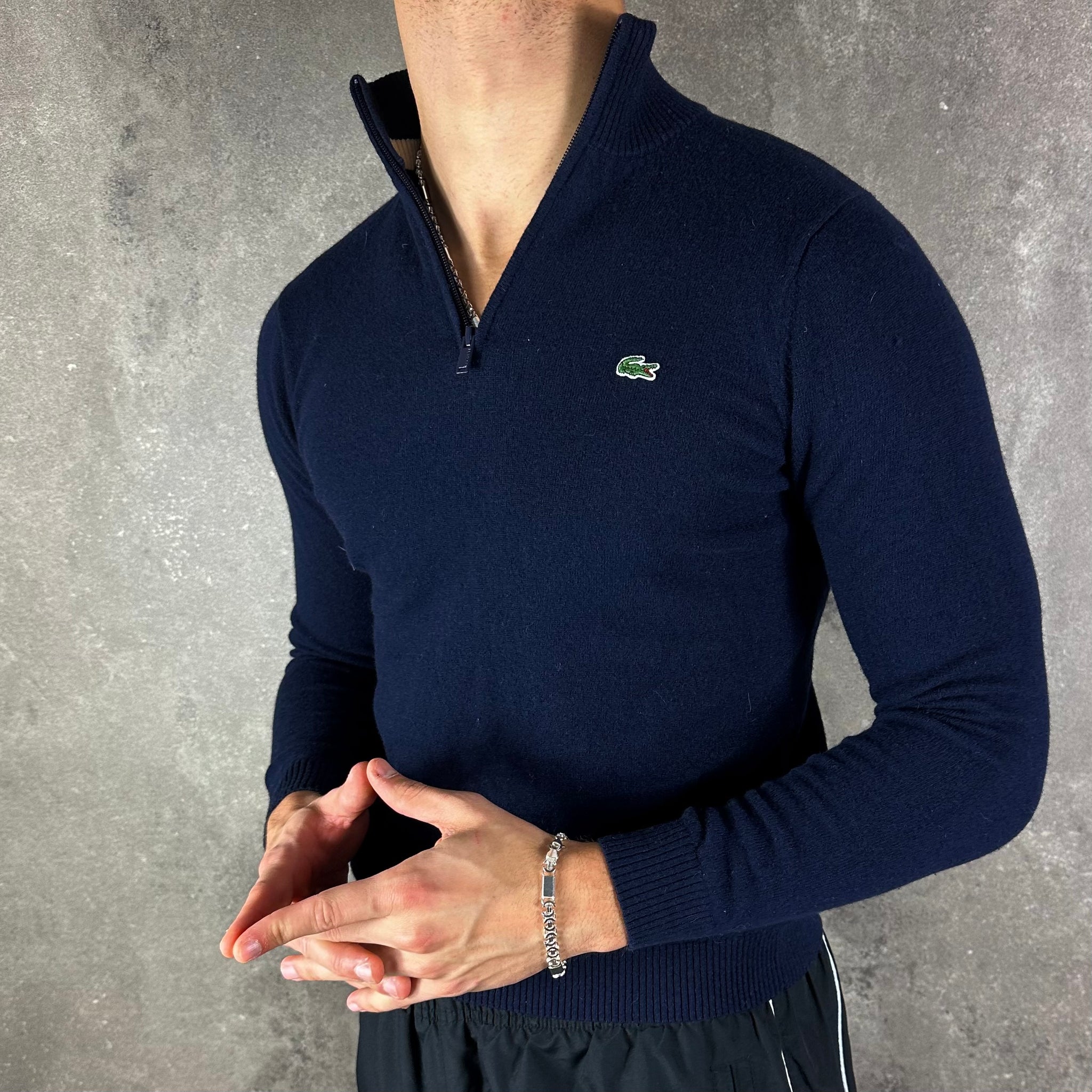 Vintage Lacoste Halfzip Sweater (S)